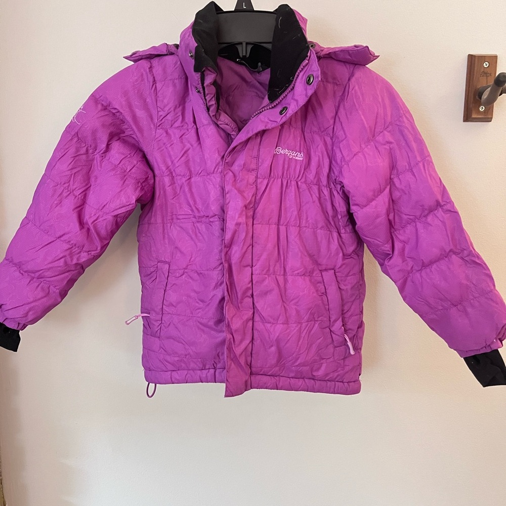 Bergans Down Filled Fuchsia Puffer Jacket